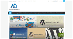 Desktop Screenshot of ahmetkolcu.org